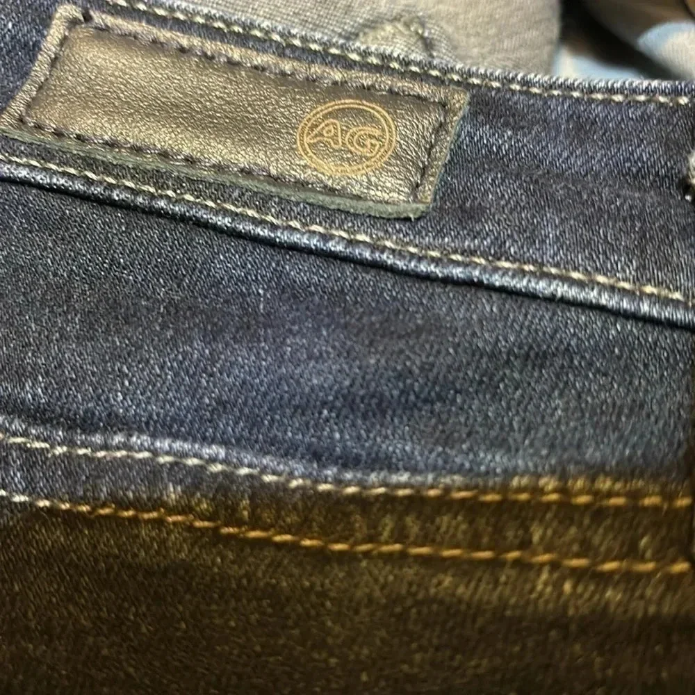 AG Adriano Goldschmied Dark Wash Prima Cigarette Leg Jeans Size 25R
